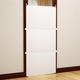 
LDVEP door pet fence on the floor indoor home dog and cat special L-type free combination simple heightened isolation baffle milky white 15272cm (3 pieces)