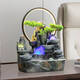 Yonghuan Rockery Fließende Wasserschmuck zirkulieren Wasser rotierender Ball Wohnzimmer Fengshui Rad High Mountain Water View Luftbefeuchter Eröffnungsgeschenk 9930 großer gewöhnlicher Modell