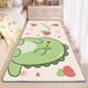 KAYE bedroom bedside blanket before getting out of bed household four-season universal tatami bay window balcony mat cute cartoon carpet SJR-K curve rainbow 60X160cm