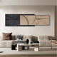 
Wasabi Living Room Decorative Painting Italian Minimalist Sofa Background Wall Hanging Painting High-end New Bedside Mural K9928 [80*30 Large]+[80*20 Small][Add Total Length 11