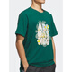Adidas Camiseta de algodón de algodón de algodón de algodón de algodón de manga de verano de manga corto para hombres
