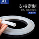 Er Jiangongs gesamte durchscheinende Hochtemperaturwiderstand und alternungsresistente Gummischlauchverarbeitung von Jiangongs Gesamtrollen-Silikonrohr Custom 100 Meter 2*4840 Meter