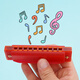 Breeza Children's Harmonica Special Blowing Instruments for Babies Toys para principiantes y órganos orales infantiles armónicos verdes