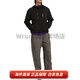 
Salomon solid color logo print hooded zipper long sleeve jacket for women black black XS