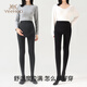 Ying's maternity leggings, high elasticity, soft, skin-friendly, leggings, leggings for pregnant women, medium gray L