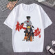 Naruto T-Shirt Amatras Naruto Sasuke Emoticon Pack lustiger Teenager halbärmeliger Sommer [Weiß kurzärmelig] Naruto 4 Einzelgröße Kinderkleidung 160 Empfohlene Höhe 148-15885
