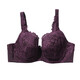Gujin Purple Lanti Reis Drei-Bastern-Unterwäsche für Frauen Seitensammlung Dünner Tasse Bra STW5308 7373 Dunkle Hautfarbe 75c