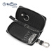 Goldlion neuer Schlüsselbeutel für Männer mit großer Kapazität mit echtem Leder Multifunktion praktischer Taille montierter Autos Bag Card Bag Black für Männer