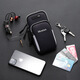 
Running mobile phone arm bag outdoor mobile phone bag men and women universal arm with sports mobile phone arm cover wrist bag waterproof black under 6.7 inches