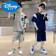 Disney Children's Clothing Boys Summer Summer 2025 Nouveau garçon d'été Handsome Children's Sports Fashion Suite de 3 à 6 ans Bande officielle Brand de magasin 826c Collier Collier Summer Picture Couleur 140