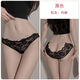 Sexy underwear women's SM open-end sexy underwear couple's vaginal thong passion set JS black one size fits all recommended 80-120Jin Jin equals 0.5 kg