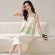 Victoria's style summer suspender nightgown for women's new pure cotton student Korean version sweet and slim and cute bow sleeveless pajamas for girls CA6167 (nightskirt) M size recommendation (85-105Jin [Jin equals 0.5 kg])