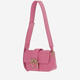 PINKO women's Rafia single-shoulder crossbody bag fashionable casual and versatile travel Pink TU