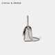 Cinvai/Krose Offizielle Website Kleine C/K High-End-Kette Silver Bag Damen 2025 Crossbody Bag Sommerpendler Handtasche CK Frauenbeutel-Silver [Senden Sie Freundin und Frau zu Herzen]