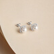 Saturday Fortune S925 Silver Pearl Stud Earrings for Women Gentle Starlight X0912436 Pair Birthday Gift