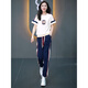
PAGKAVIO International First-line Brand Sports Set Women's 2025 New Summer New Sports Set Two-Piece Set Outdoor Off-white [116 Bubble Feet][Gift Box Packaging] 2XL [121-135Jin[Jin equals 0.5 kg]]
