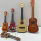 
GQP Children's Ukulele Small Guitar Large Size Playing Simulation Beginner Music Instrument Baby Music Toy Model Imitation Log 38cm