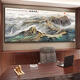 
Three-Acre Tiger River and Mountain Great Wall Chinese Painting Back Mountain Picture Boss Office Decoration Living Room Background Wall Landscape Hanging Paintings Calligraphy and Painting CT-3892 Great Wall Welcome Pine, frame length 180 high 80cm-Elegant Entrance to the House