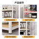 
Yusenyi kitchen storage rack floor-standing multi-layer microwave oven oven cabinets, dishes, seasonings and supplies multi-function storage rack 3-layer 12035