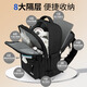 
JEEP men's backpack large capacity backpack short-distance business travel bag dry and wet separation boarding luggage schoolbag black
