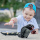 Célébrité Internet Remote contrôle Snake Simulate Cobra Décompression Artefact Boy Enfants Adult Animal Toy Girl Blanc Simulate Simulated Swattlesnake 9909+ Tournevis Deluxe Version avec 36 Electronics 36