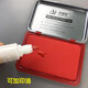 Qianbian Schnell trockener Druckplattform Tinte Schlamm rot Größer Press Palm Fingerabdruck Fingerabdrücke sammeln Schlamm Schnell trockener Tintenbox Extra Größere Handabdrücke 9898# Druckplattform Schwarz