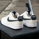 Nike Men's Chaussures 2025 Été Nouvelle version simple Air Force One Court Sports Chaussures Couleur de blé Contrôle HQ4867-101 Sail blanc / Ortel Deep Sea Blue 45