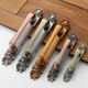 Mi Hong light luxury retro wooden door pull hand Chinese antique bronze and zinc alloy double door sliding door wardrobe 3923-Mid-Qingqing ancient length 215
