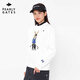 PEARLY GATES高尔夫服装女士PG春秋新款圆领套头毛衣保暖针织衫 灰色055-3270906-020 S