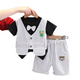 G. Duckkids Kinderbekleidung Jungen Anzug Summer Dünne Baby Kinderkleidung Jungen Handsome Kurzärmel-Hemd Baby Jahrt
