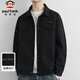 Paul Frank Jacket Men's Casual Checkerboard Jacket Men's Autumn Trendy Windproof Top Men's Black XL