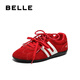 Belle (Belle) Zhang Linghe gleiche Formel Rennschuhe für Frauen 25 Qiuxin Einkaufszentrum gleiche Freizeitschuhe E2L1DCM5 Vorverkauf rot [Zhang linghe gleich] 39
