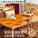 Green dyed table mats, coffee table tablecloths, waterproof and oil-proof dining table mats, TV cabinets, books, anti-fouling household leather oval, Daji Dali, you can contact customer service, no refunds, no exchanges