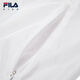 FILA Children's Sun Protection Clothing 2025 Autumn New Loose Woven Hooded Jacket for Boys, Middle and Large Children Jade White-WT 160