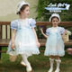 Girls 2025 Spring New Frozen Princess Elsa Dress Girls Fashionable Knited Picture Color 100