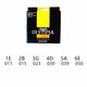 Olympus Olympia Box Electric Guitar String Strings Folk Strings Caderas de guitarra acústica Cadenas de guitarra cuerdas HQA-1047 (010-047)