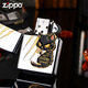 Zippo Zhibao Leichter Stempel Zpoo Windproof Zoop Black Bellied Little Black Cat [eigenständig ölfrei] Dy9902TZ