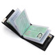 Motor vehicle driver's license leather case men's document holder driver's license female card holder card holder driver's license people simple version black