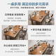 LISUO solid wood desk goes to the living room, simple long table, atmospheric conference table, calligraphy table 240 single table