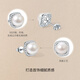 Saturday Fortune S925 Silver Pearl Stud Earrings for Women Gentle Starlight X0912436 Pair Birthday Gift
