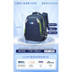 CAMS suspended weight loss schoolbag for primary school students in grade 2, 3, 4, boys and girls, burden reduction and protection of spine lightweight large capacity children [Small to primary] Starry Sky Blue 19L_Grade 1-2_body