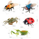 Original direct supply, novel and unique remote control electric insect toys, electric snail and mouse prank, 9922 ladybug, 130G, weight 0.28kg