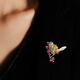 DL 1998 Fat Donglai Quality News Brooch Magpies Magpies atmosphériques Zircon Style Animal Pull