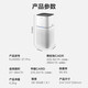 Midea air purifier household formaldehyde removal, dust removal, odor removal, pollen removal, smog removal, 99.9% sterilization rate, intelligent wifi control, light sound air companion, purification and removal of formaldehyde KJ400G-Z1 Pro