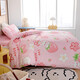 Pure cotton three-piece kindergarten quilt set, baby entry quilt cover, six-piece baby and child nap set, pure cotton, strawberry rabbit, pure cotton, breathable, soft and comfortable, single quilt cover 120*150cm