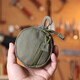 MPPMCK multifunctional hanging bag storage bag key round bag change portable EDC tactical outdoor sports digital storage earphones small round bag black