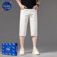 Nasalike2025 Sommer Neues dünne Freizeitgebäudehose Kleine Straight-Pin-mittlerer Hose 679-Black 38