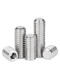 Jingong 304 Edelstahl Hexagon Flat-End-Anziehenschraube GB77 Kopfloser Maschinenmessschraube M3M4M5M6M8M10M12L M6*12200 Stücke