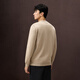 HLA Hai Lan House sweater men's 25 light business fashion solid color warm sweater men's autumn