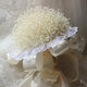Married Korean style bride bouquet DIY material package imitation pearls all over the star handmade crown pearl chain bouquet finished product